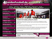 Tablet Screenshot of londonfussball.de